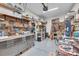 A spacious garage with organized tools and storage solutions for a practical and efficient workspace at 5104 Samoa Ridge Dr, Lancaster, SC 29720