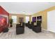 Bonus room featuring home theater seating, neutral carpet and walls at 5146 Elementary View Dr, Charlotte, NC 28269