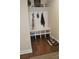 Inviting mudroom with storage, bench, and coat hooks, perfect for organization at 5817 Wingate Hill Rd, Denver, NC 28037