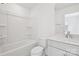 Modern bathroom featuring a shower-tub combo and stylish vanity at 6005 Countess Dr # 49, Charlotte, NC 28217
