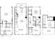 Detailed floor plan showcasing the layout of the house including the garage, kitchen, and bedroom at 6005 Countess Dr # 49, Charlotte, NC 28217