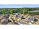 Aerial view of a residential community featuring well-maintained homes and landscaping at 8901 Powder Works Dr, Huntersville, NC 28078