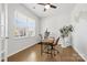 Bright office space features hardwood floors, natural light, and ample room for a productive work environment at 8901 Powder Works Dr, Huntersville, NC 28078