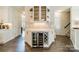 Bar area with wine cooler and beverage center, custom cabinets and drawers at 8902 Whittingham Dr, Waxhaw, NC 28173
