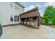 Outdoor bar and entertainment space, perfect for hosting guests and enjoying the backyard at 8902 Whittingham Dr, Waxhaw, NC 28173