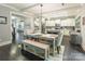 Dining room open to the kitchen features modern decor, and comfortable seating perfect for entertaining guests at 924 Forbes Rd, Fort Mill, SC 29707