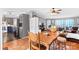 Open-concept living and dining areas with updated flooring and lots of natural light at 114 Doubletree Dr, Statesville, NC 28677