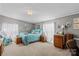 A peaceful main bedroom with neutral colors, decorative accents, and comfortable furniture at 114 Doubletree Dr, Statesville, NC 28677