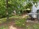 Lush backyard with a cozy gazebo and patio, great for outdoor gatherings at 130 Cherokee Ln, Salisbury, NC 28147