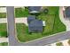 Bird's eye view of the home with a fenced backyard featuring a gazebo at 1358 Colwick Ln, Rock Hill, SC 29732