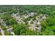 Aerial view of the neighborhood shows the lush tree coverage at 1358 Colwick Ln, Rock Hill, SC 29732