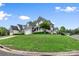 Charming two-story home with welcoming front porch, neutral siding, a two-car garage and a lush, sloped front yard at 1358 Colwick Ln, Rock Hill, SC 29732