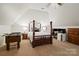 A large bedroom with an enormous bed and ceiling fan at 172 Fairway Cir, Rock Hill, SC 29730