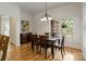 Formal dining room features hardwood floors, neutral walls, and a window at 172 Fairway Cir, Rock Hill, SC 29730