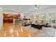Open-concept living room flowing into kitchen and dining area, perfect for entertaining Gathering at 172 Fairway Cir, Rock Hill, SC 29730
