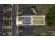 Aerial view of the property showcasing the house layout, backyard, and the approximate lot lines at 176 Jennymarie Rd, Mooresville, NC 28115