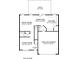 First floor plan showing the layout of the living room, dining room, kitchen, and two-car garage at 176 Jennymarie Rd, Mooresville, NC 28115