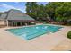 Community pool with plenty of space for swimming or lounging offers a great place to relax and have fun at 2304 Thunder Gulch Ct, Waxhaw, NC 28173