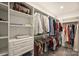 Well-organized walk-in closet with ample storage and shelving at 2541 Kenmore Ave, Charlotte, NC 28204