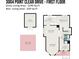 First floor layout featuring a kitchen, living room, dining area, breakfast nook, patio, porch, shed and bathroom at 3004 Point Clear Dr, Tega Cay, SC 29708