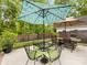 A charming patio with two separate seating areas, ideal for entertaining guests outdoors at 3505 Trent St, Charlotte, NC 28209