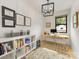 Home office with desk, shelving, and natural light at 3505 Trent St, Charlotte, NC 28209