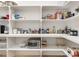 Pantry features ample shelving and organized food storage at 3505 Trent St, Charlotte, NC 28209