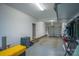 Spacious garage with ample storage and easy access, perfect for parking and projects at 413 Nobles Way, Belmont, NC 28012