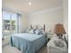 Cozy bedroom with a plush bed, side tables, large window providing natural light at 5058 Antebellum Dr, Iron Station, NC 28080