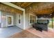 Back porch with hot tub perfect for enjoying the outdoors at 5210 Valley Stream Rd, Charlotte, NC 28209