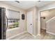 Bright eat-in kitchen area with luxury vinyl plank flooring, and plenty of natural light at 5257 Glenlea Walk Ln, Charlotte, NC 28216