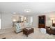 Upstairs living area featuring a couch and a media center with a TV at 7039 Chrysanthemum Rd, Lancaster, SC 29720