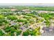 Aerial shot showcasing the neighborhood and community amenities near the property, including river access at 704 E Catawba St, Belmont, NC 28012
