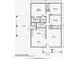 Detailed floor plan showcasing the layout of the home's rooms, including bedrooms and living areas at 704 E Catawba St, Belmont, NC 28012