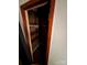 Closet with wooden shelves for organized storage at 785 Nc Highway 109 N Hwy, Troy, NC 27371