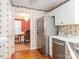 Efficient kitchen with white cabinets and stainless steel appliances, ideal for cooking at 113 Rocky Trail Ct, Fort Mill, SC 29715
