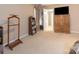 Bright bedroom with furnishings, closet, and door to the bathroom at 113 Rocky Trail Ct, Fort Mill, SC 29715