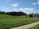 Expansive green space bordered by a rope fence, offering a tranquil setting at 134 Walmsley Pl, Mooresville, NC 28117