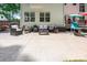 Spacious outdoor patio area with comfortable seating, perfect for entertaining guests at 141 Culpeze Rd, Mooresville, NC 28117