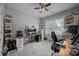 Well-lit bonus room, perfect for setting up a home office or additional living space at 1508 Peaceful Way Dr, Charlotte, NC 28206