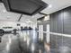 Spacious garage featuring a basketball hoop, cabinets, and a rock climbing wall at 1525 Shinnville Rd, Cleveland, NC 27013