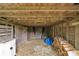 Spacious wooden barn interior with ample storage and rustic charm at 1607 Old Lawyers Rd, Marshville, NC 28103