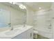 Bright bathroom featuring double sinks, a tub and shower combo at 2012 Embassy Ct # 46, Charlotte, NC 28213
