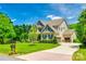 A beautiful house with a spacious lawn, a three car garage, and a lovely driveway at 288 Ridge Reserve Dr, Lake Wylie, SC 29710