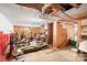 Unfinished basement shows potential for storage or recreation at 3265 W Innes St, Salisbury, NC 28144