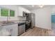 Modern kitchen with granite countertops and stainless steel appliances at 500 3Rd St, Stanley, NC 28164
