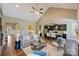 Inviting living space with an open floor plan, seamlessly connecting to kitchen and dining areas at 505 Chamberlain Ct, Mcadenville, NC 28101