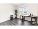 Office featuring a desk, storage with lots of natural light coming from the large windows at 8424 Spirea Ct, Charlotte, NC 28215