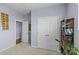 Hallway with fresh paint, new carpet and ample closet space for storage at 8429 Golden Stone Ln, Fort Mill, SC 29707