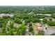 An aerial view showcases a home amid lush greenery and neighborhood streets at 105 N Baldwin Ave, Kannapolis, NC 28083